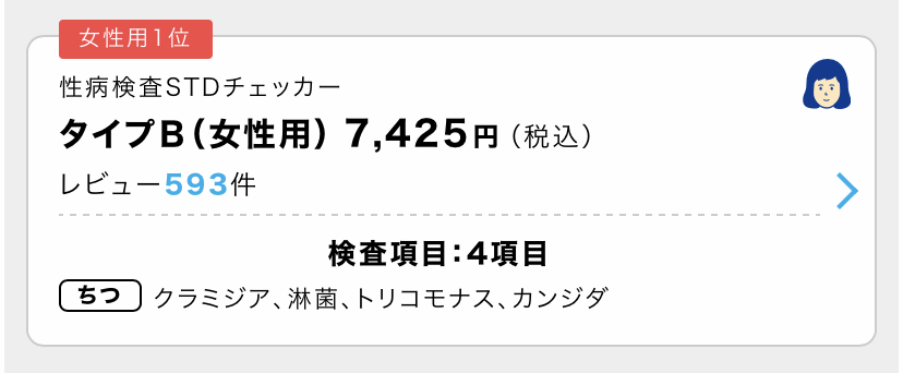 【STDチェッカー】検査方法と人気の検査タイプBEST5の価格について