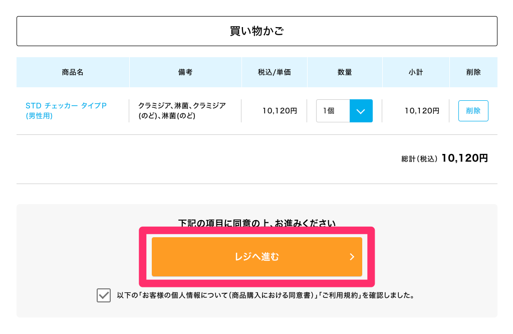 STDチェッカー（性感染症検査キット）注文のやり方を図入りで紹介